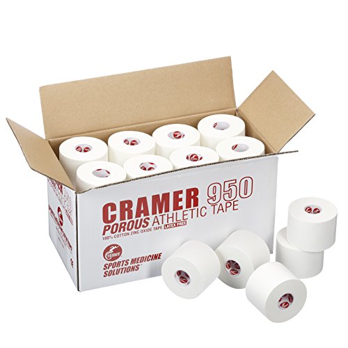 image for Cramer 950 Premium White Athletic Tape for Ankle, Wrist, and Injury Ta
