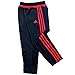 adidas Little Boys' Tiro Pant, Black/Light Scarlet, 6