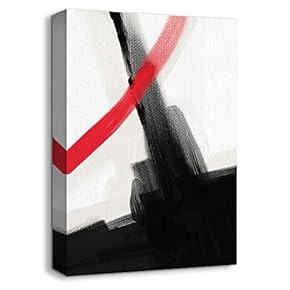 Canvas Wall Art Abstract Beautiful Oil Painting Feature Artwork for Home Prints Framed - 12x18 inches