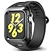 YOUMAKER Apple Watch 4 Case 44mm, Screen Protector Friendly Rugged Protective Shockproof Case with Comfortable Strap Bands for Apple iWatch 44mm Series 4 (2018) - Black