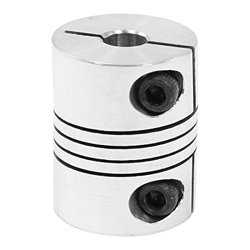 Sonline CNC Motor Shaft Coupler 6.35mm to 8mm Flexible Coupling 6.35x8mm