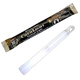 Cyalume ChemLight Military Grade Chemical Light Sticks - 30 Minute Duration Light Sticks Provide Intense Light, Ideal as Emergency or Safety Lights and Much More, Standard Issue for U.S. Military Personnel - White, 6" Long (Pack of 10)