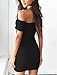 MAGICMK Women's Sexy Cute Off Shoulder Bodycon Bandage Spandex Mini Party Dress