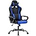 High-Back Gaming Chair PC Office Chair Computer Racing Chair PU Desk Task Chair Ergonomic Executive Swivel Rolling Chair with Lumbar Support for Back Pain Women, Men (Blue) primary
