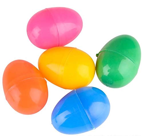 Easter Eggs - Plastic Bright Egg Assortment (144 pc)