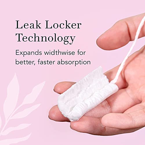 Rael Tampons, Compact Applicator Tampon Made with Organic Cotton