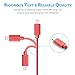 Lumsing Lightning to USB Cable Apple Certified Sync and Charging Cord(3.3 Feet/1M) with Ultra Compact Connector Head for iPhone, iPod and iPad(Pink)