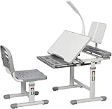 Aelirou Kids Functional Desk and Chair Set, Height