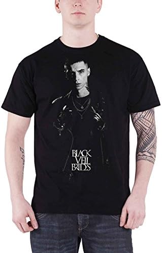 Black Veil Brides T Shirt Andy Black Band Logo Official Mens Black