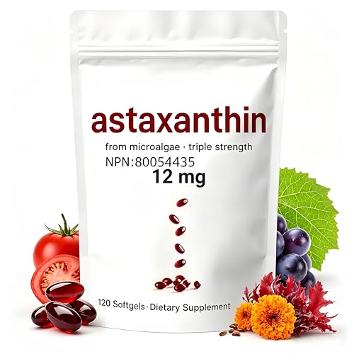Astaxanthin 12mg 120 pieces per package