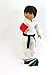 American Fashion World Kickin' Karate Outfit - 18 Inch Doll Clothes - Includes 6 Color Belts and 1 Red Punch Bag