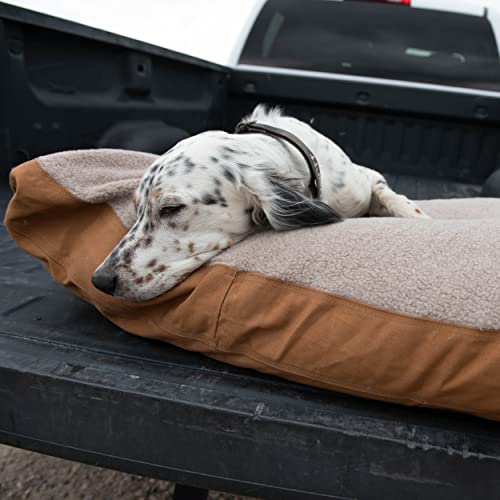 Carhartt Firm Duck Dog Bed, Durable Canvas Pet Bed with Water