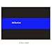 Reflective Blue Lives Matter License Plate Sticker - Pack of 20 Vinyl Decal - Cop Thin Blue Line Decals - Proudly Support Police/Law Enforcement Officers (1