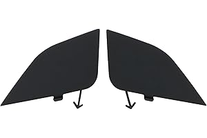 ECSiNG 2Pcs Left Right Front Bumper Trailer Cover 53285-0R080,53286-0R08 Compatible with Toyota RAV4