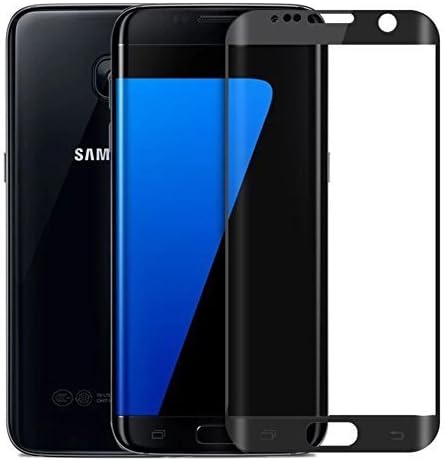 Market Affairs Present Full Glue Edge to Edge Tempered Glass for Samsung Galaxy S7 Edge [Black]