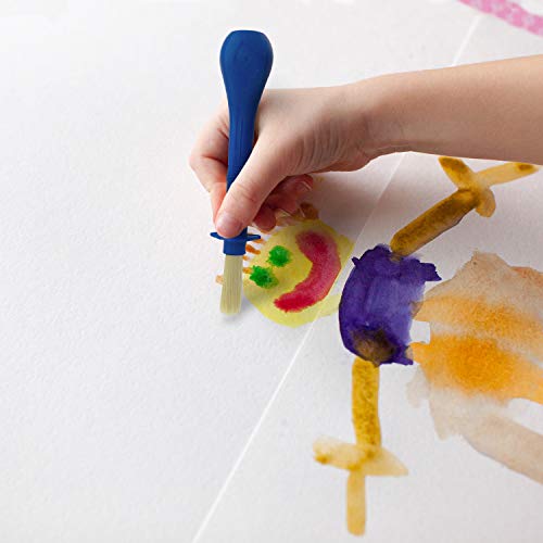 US Art Supply 6 Piece Jumbo Children's Tempera Artist Paint Brushes