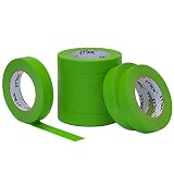 8pk 1" x 60yd STIKK Green Painters Tape 14 Day Easy Removal Trim Edge Finishing Masking Tape (.94 in 24MM)