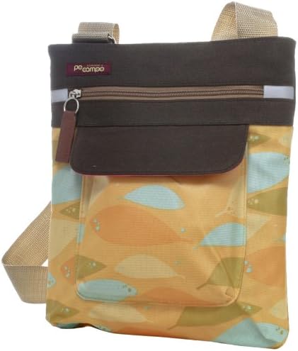 Po Campo Roscoe Crossbody, Yellow Feathers, One Size