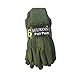 SEUROINT 6 Pairs Pack Cotton Gloves, Premium Garden Gloves, PVC Dots Cotton Work Gloves, Sure-Grip Breathable Gardening Gloves, Medium, Dark Green
