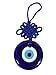 Blue Evil Eye Mystic Knot Protection Glass Charm Amulet Turkish 2