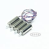 Wwman Spare Part Kit for Udi U45 U42 U42W Rc Quadcopter Drone 2pcs black white wire motor + 2pcs red blue wire motor space parts