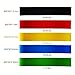 Resistance Loop Bands Latex Exercise Band Stretch Resistant For Upper Body, Lower Body, and Core Exercise, Physical Therapy, Lower Pilates, At-Home Workouts, and Rehab, Assorted Resistances (Set of 5)
