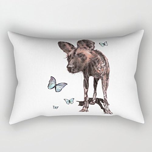 Uloveme The Dogs Throw Pillow Case Of ,18 X 26 Inches / 45 By 65 Cm Decoration,gift For Girls,father,wife,car Seat,dinning Room,floor (2 Sides)