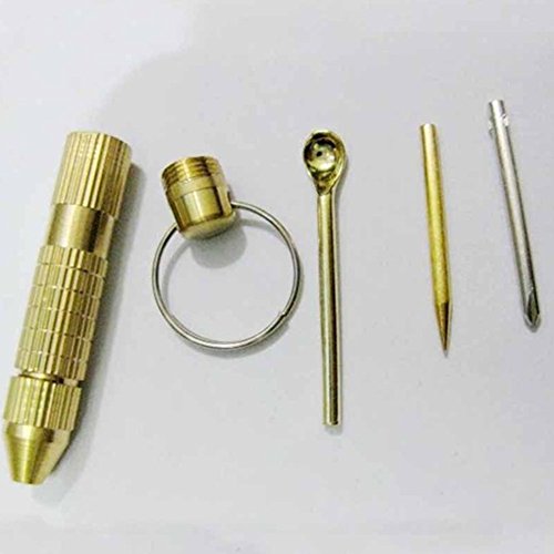 4Pcs Ear Picker, Copper Earwax Remover Ear Cleaner Stick Tool Ear Cleaner Pick Set(36.5mm*6.4mm,Gold) - Thumbnail 5