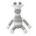 Dwell Studio Safari Skies Knit Plush, Gray/White Giraffe