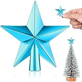 Hanaive Mini Christmas Tree Topper Small Christmas