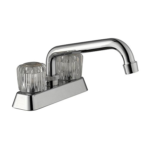 Glacier Bay Aragon 4 in. Centerset 2-Handle Laundry Faucet in Chrome