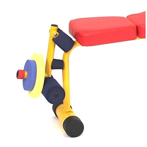 Redmon Fun and Fitness Exercise Equipment for Kids - Weight Bench Set - Image 4