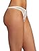 Carnival Womens Satin Thong Panty, Ivory, XX-Large