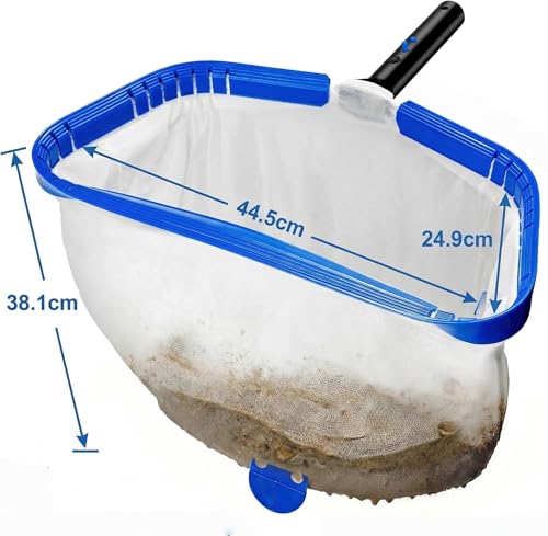 ROMIVO Swimming Pool Net 17.5" Extra Fine Mesh Pool Net