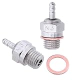 Hobbypark 2pcs 70117 Duty Glow Plug #3 N3 Hot Spark Nitro Engine Parts Replace OS 8 for Traxxas Kyosho HSP HPI Redcat 1/8 1:10th RC Car Truck Buggy