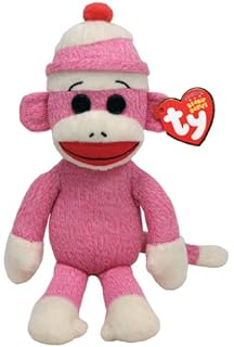 sock monkey beanie baby