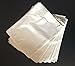 100 Merchandise Bags, 12x15 White, Die Cut Handles, No Gusset. Strong, Durable, and Tear Resistant Bags Perfect for Retail, Boutiques or Events