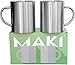 Stainless Steel Double Wall Mugs - Perfect for Coffee and Tea - Set of 2, 15oz (450mL) (2, Stainless Steel)