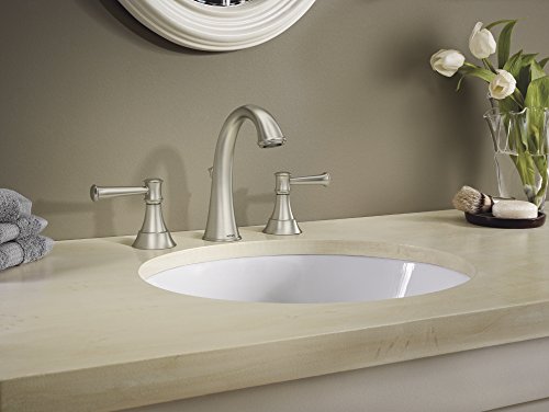 Moen WS84778MSRN Ashville Widespread 2 Handle Bathroom Fauce