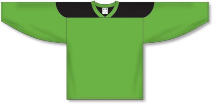 black and green hockey jersey