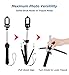Bluetooth Selfie Stick Tripod, BOKIN wireless Selfie Stick for iPhone 6/iPhone 6 Plus/iPhone 7/iPhone 7 plus/iPhone 8/iPhone 8 plus/iPhone X and Samsung note 8/S8 and other Android Phones