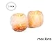 Nevlers 2 PK Natural Himalayan Salt Tealight Candle Holder |2.5 lbs Salt Tea Candle Holder Decor |Hand Crafted Tea Light Holders |Pink Salt Rock Tea Light Holder| Pretty Bohemian Decor & Altar Decor