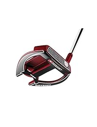Odyssey 2018 Putters rojos, Fang S de 2 bolas, pistola mediana Winn AVS, eje de 34 ", mano derecha (restaurado certificado)