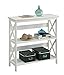 Convenience Concepts Oxford 3 Tier Bookcase, White