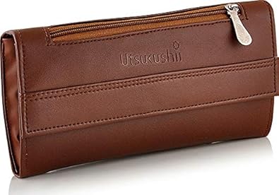 Utsukushii Womens Girls Wallets Clutches(Tan) (BG512B)