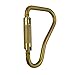 Fusion Climb Prima High Strength Auto Lock Ladder Hook Carabineer, Gold