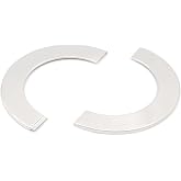 Wall Split Flange, Stainless Steel Round Escutcheon Plate for 4"/101mm Diameter Pipe, Pack of 3 (101mm/4.00'')