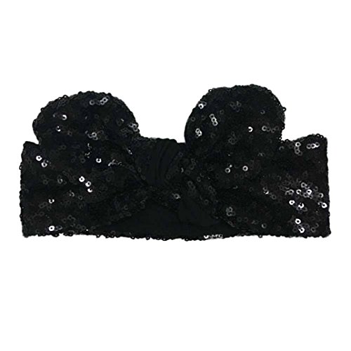 GBSELL Kids Toddler Baby Girls Sequined Bowknot Hair Accessories Headband Headwear
