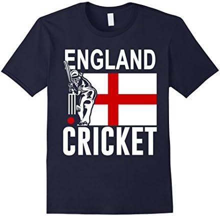 Mens England Cricket tShirt Large Navy