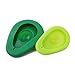 Reusable Silicone Fresh Saver Yellow and Green Set of 2 by Kitchen TM